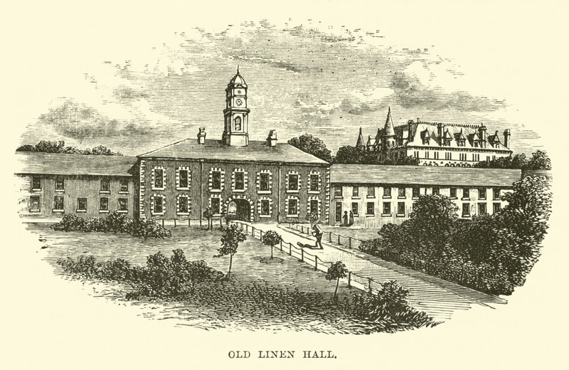 Alte Leinenhalle von English School
