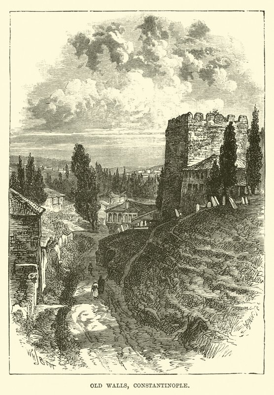 Alte Mauern, Konstantinopel von English School