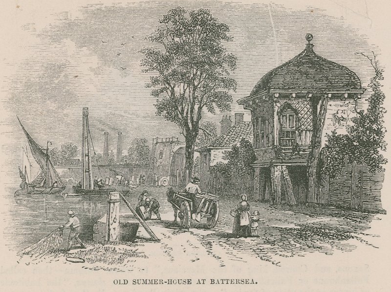 Altes Sommerhaus in Battersea von English School