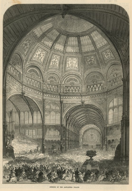 Eröffnung des Alexandra Palace von English School
