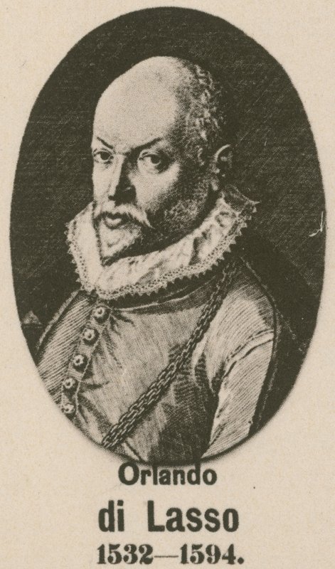 Orlando di Lasso (Gravur) von English School