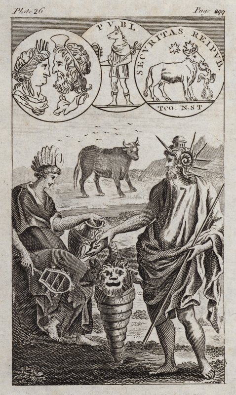 Osiris, Apis, Serapis von English School