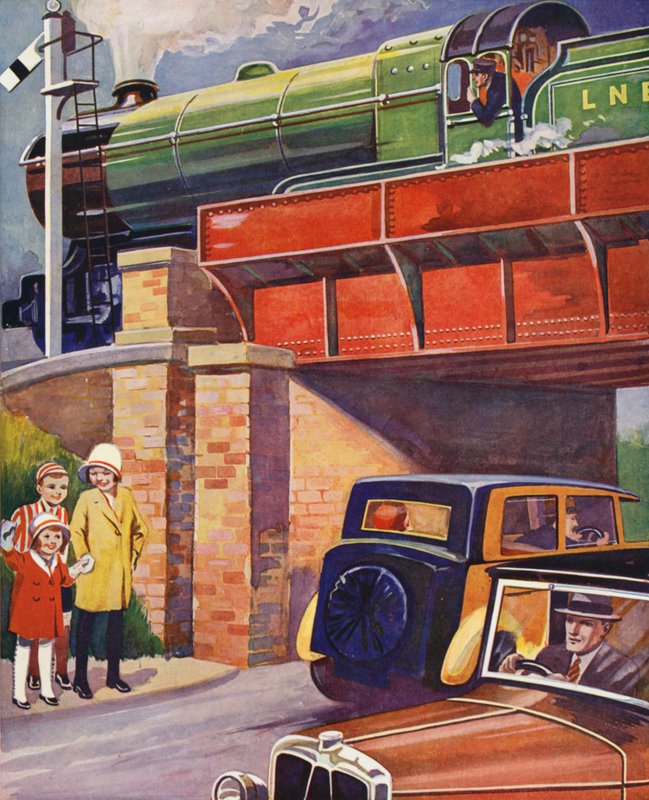 Über und unter der Brücke von English School