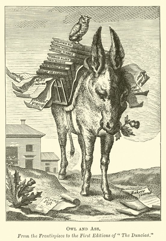 Eule und Esel von English School