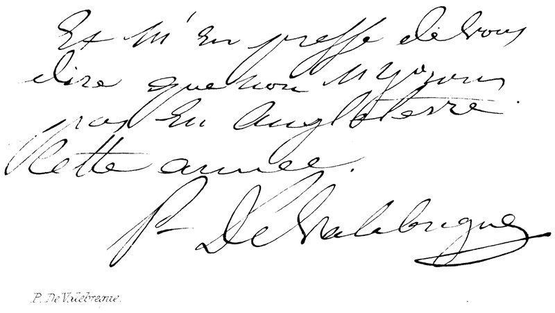 P. De Valebreque von English School