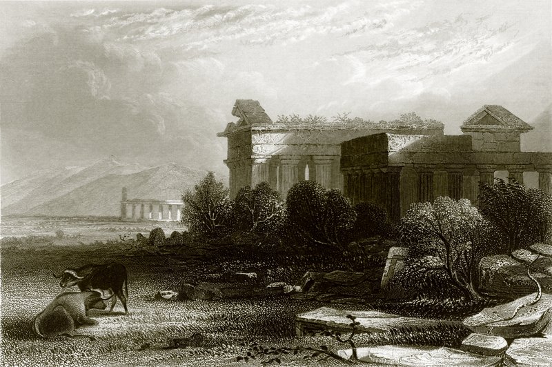 Paestum von English School