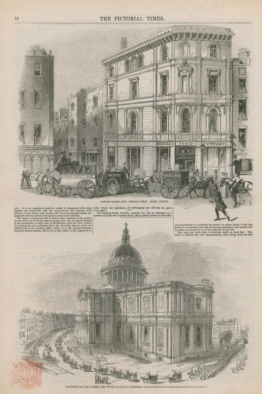 Seite aus The Pictorial Times von English School
