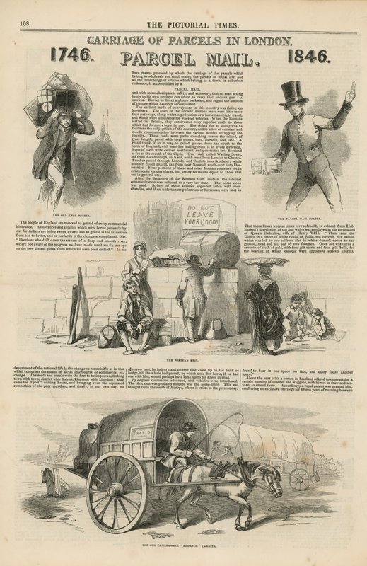 Seite aus The Pictorial Times von English School