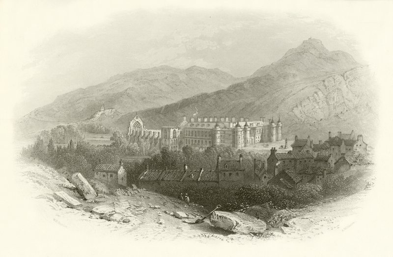 Palast von Holyrood von English School