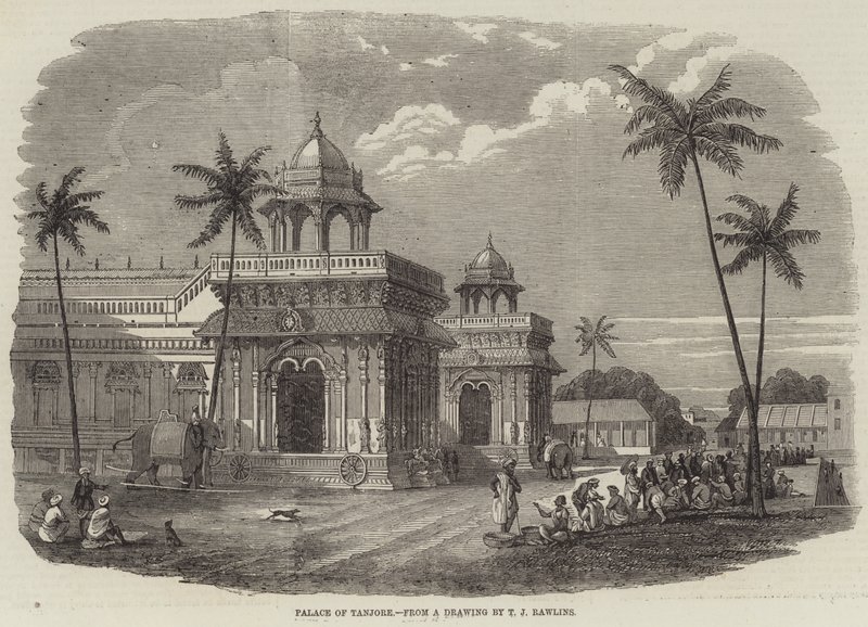 Palast von Tanjore von English School