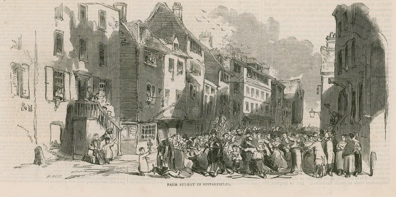 Palmsonntag in Spitalfields von English School