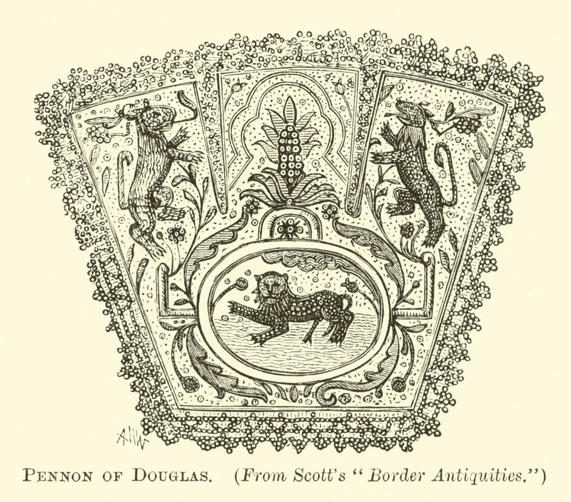 Fahne von Douglas von English School