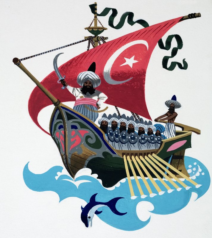 Persisches Schiff von English School