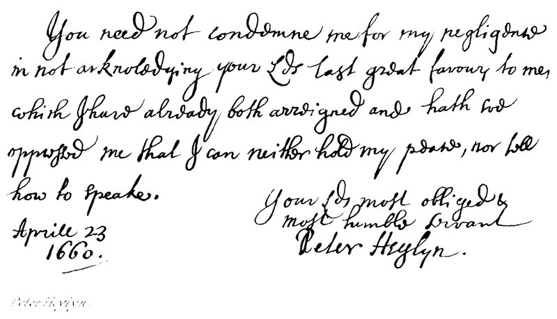 Peter Heylyn von English School
