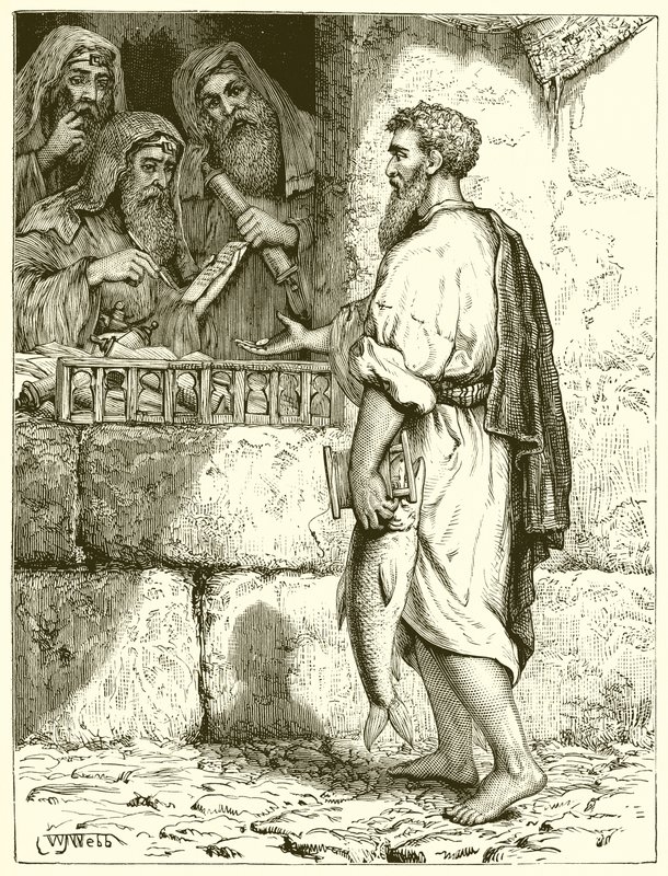 Petrus und das Tributgeld von English School