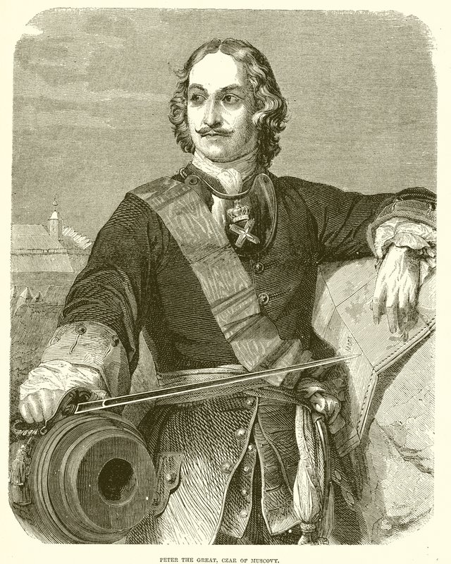 Peter der Große, Zar von Moskau von English School