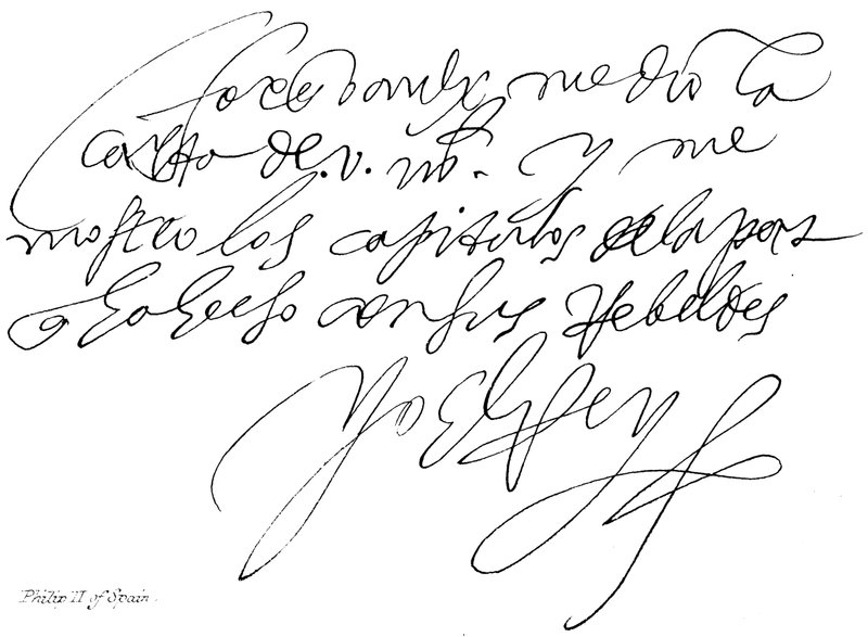 Philipp II. von Spanien von English School