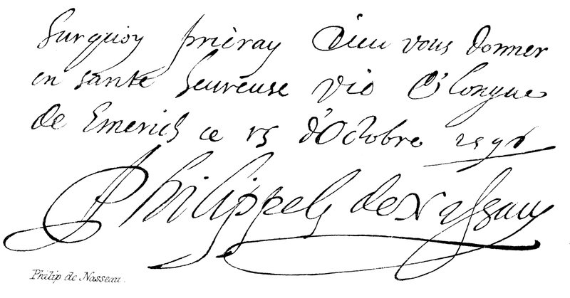 Philip de Nasseau von English School