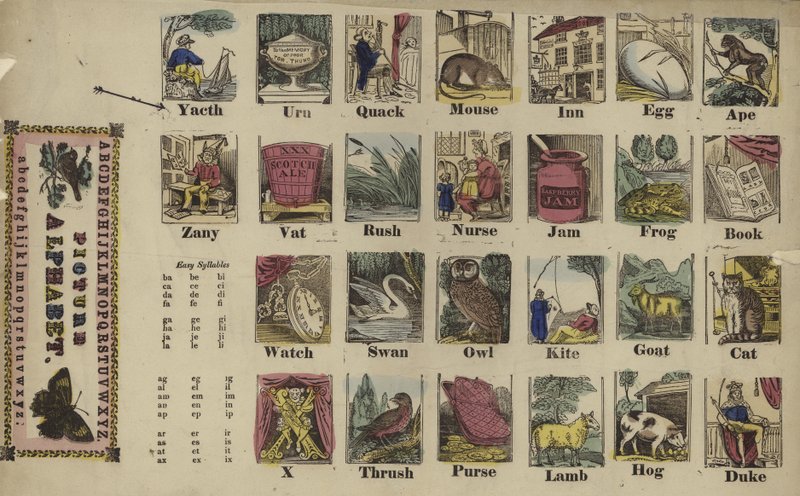 Bilderalphabet von English School