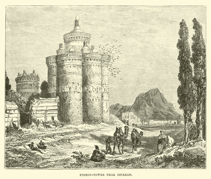 Taubenturm bei Isfahan von English School