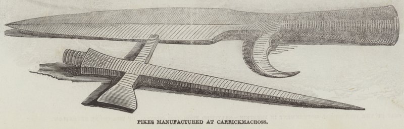 Piken hergestellt in Carrickmacross (Stich) von English School
