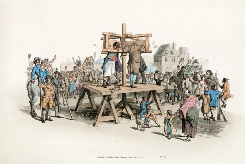 Pranger. 1805 von English School