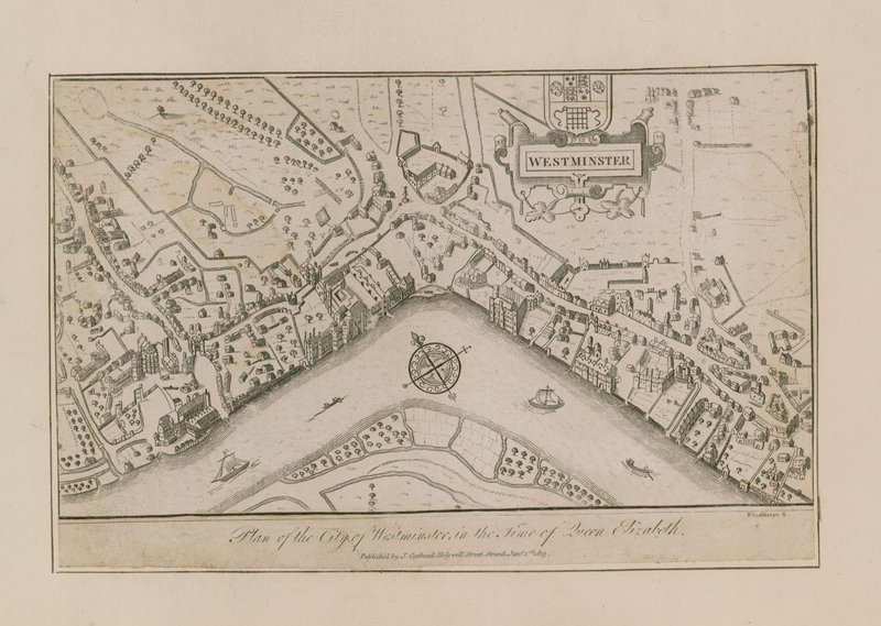 Plan der Stadt Westminster von English School