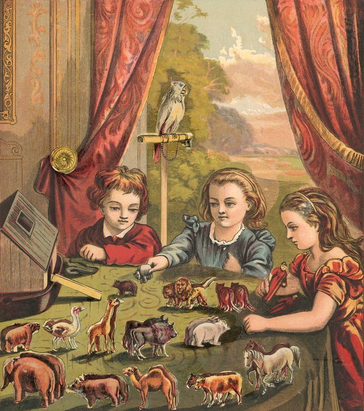 Spielen mit Noahs Arche von English School
