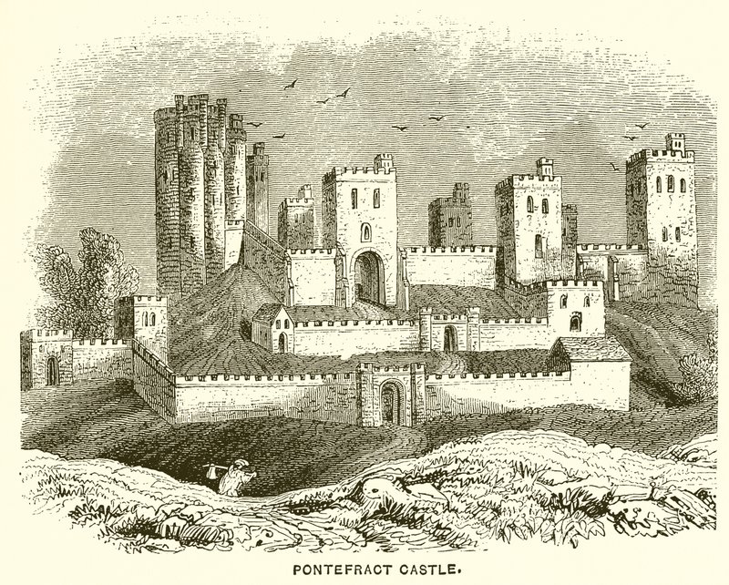 Pontefract Castle von English School
