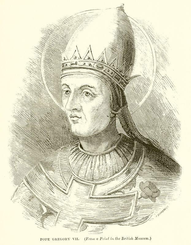 Papst Gregor VII. von English School
