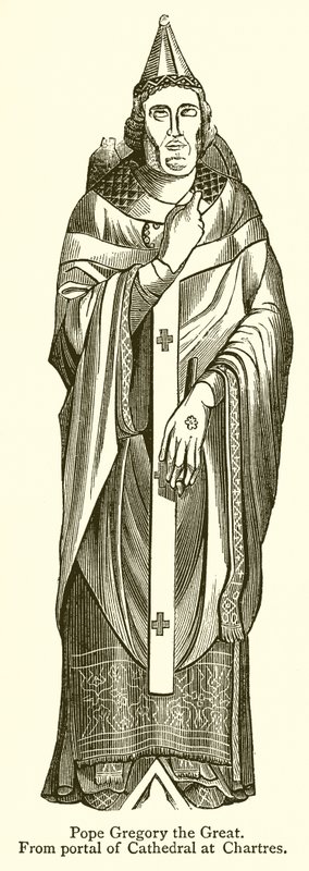 Papst Gregor der Große von English School