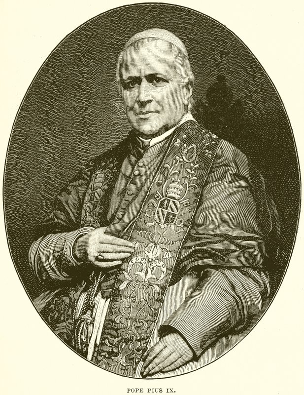Papst Pius IX von English School