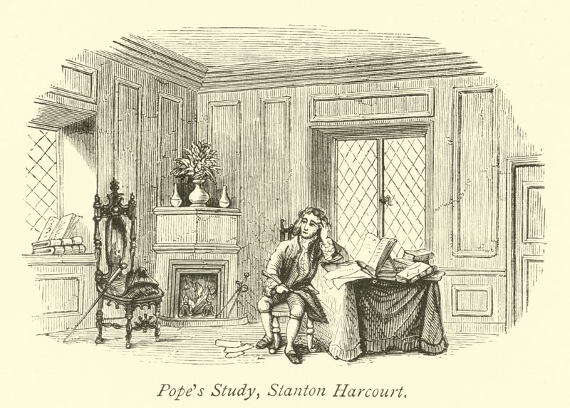 Popes Arbeitszimmer, Stanton Harcourt von English School