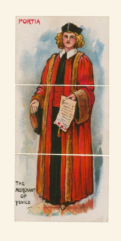 Portia, Der Kaufmann von Venedig von English School