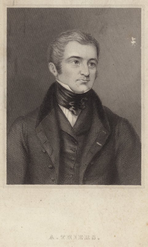 Porträt von Adolphe Thiers von English School