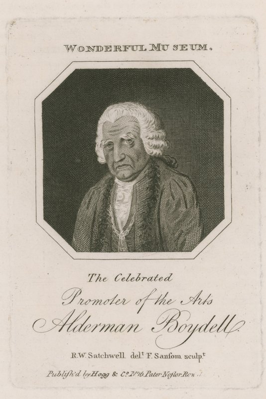 Porträt von Alderman Boydell von English School