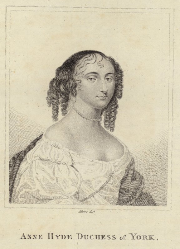 Porträt von Anne Hyde von English School