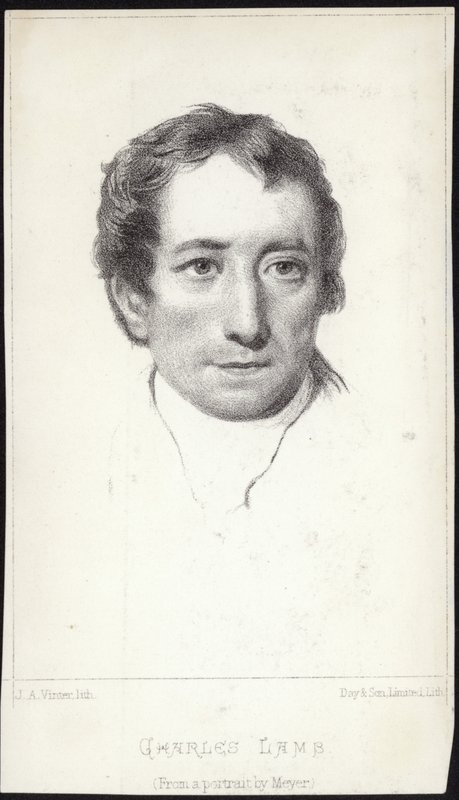 Porträt von Charles Lamb von English School