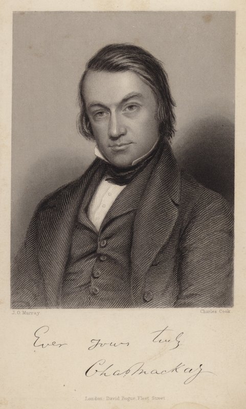 Porträt von Charles MacKay von English School