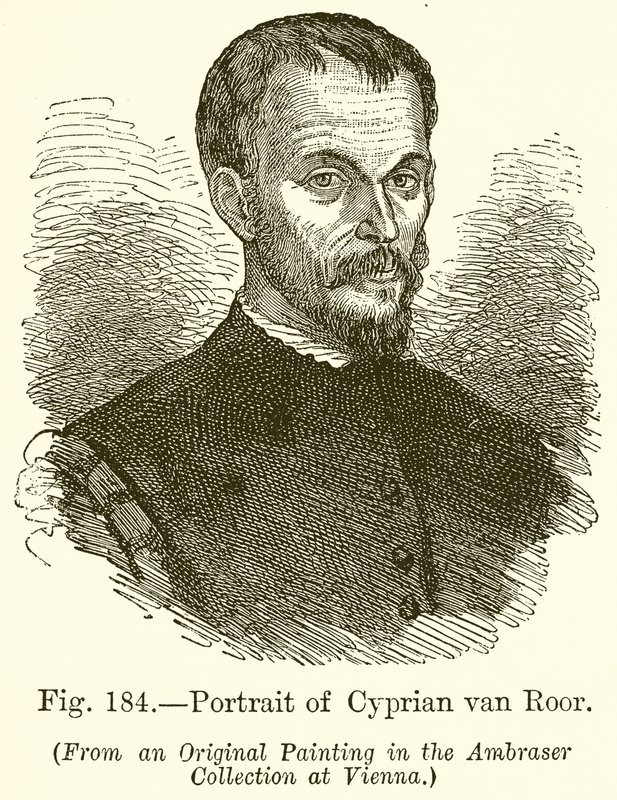 Porträt von Cyprian Van Roor von English School