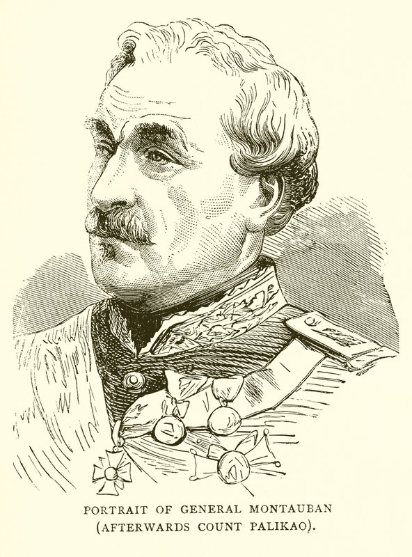 Porträt von General Montauban von English School