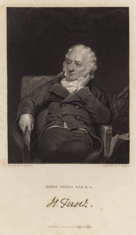 Porträt von Henry Fuseli von English School
