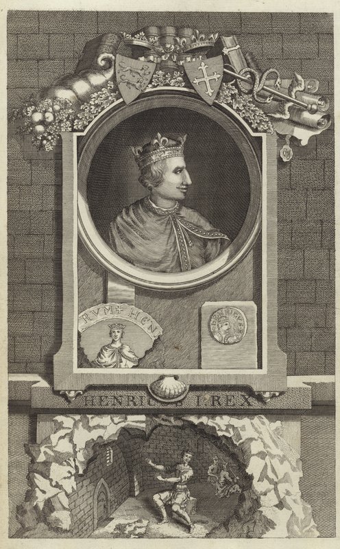 Porträt von Heinrich I. von England von English School