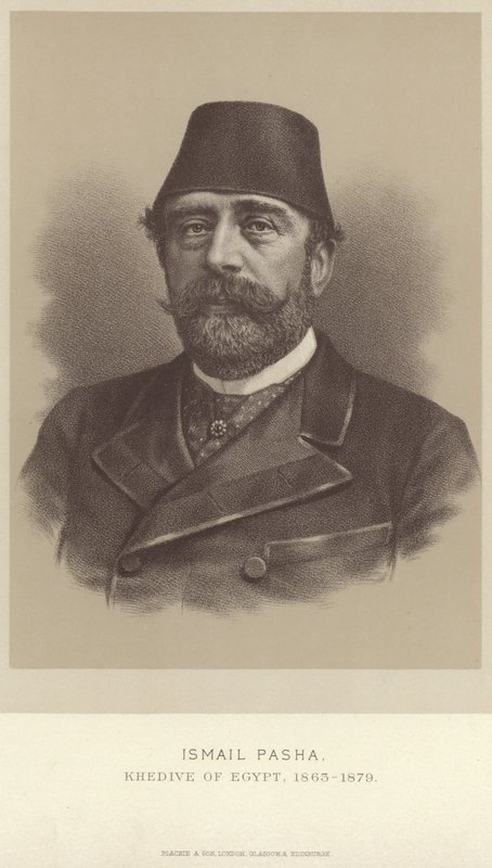 Porträt von Ismail Pascha von English School