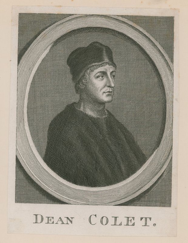 Porträt von John Colet von English School