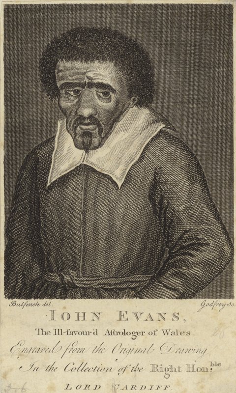 Porträt von John Evans von English School