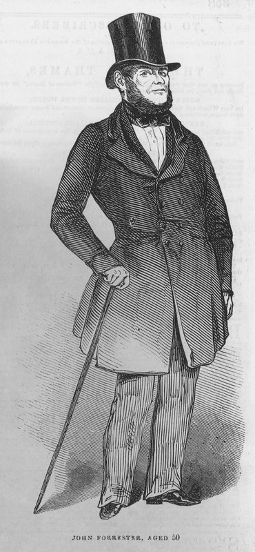 Porträt von John Forrester von English School