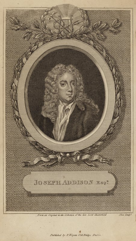 Porträt von Joseph Addison von English School