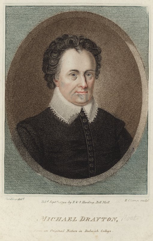 Porträt von Michael Drayton von English School