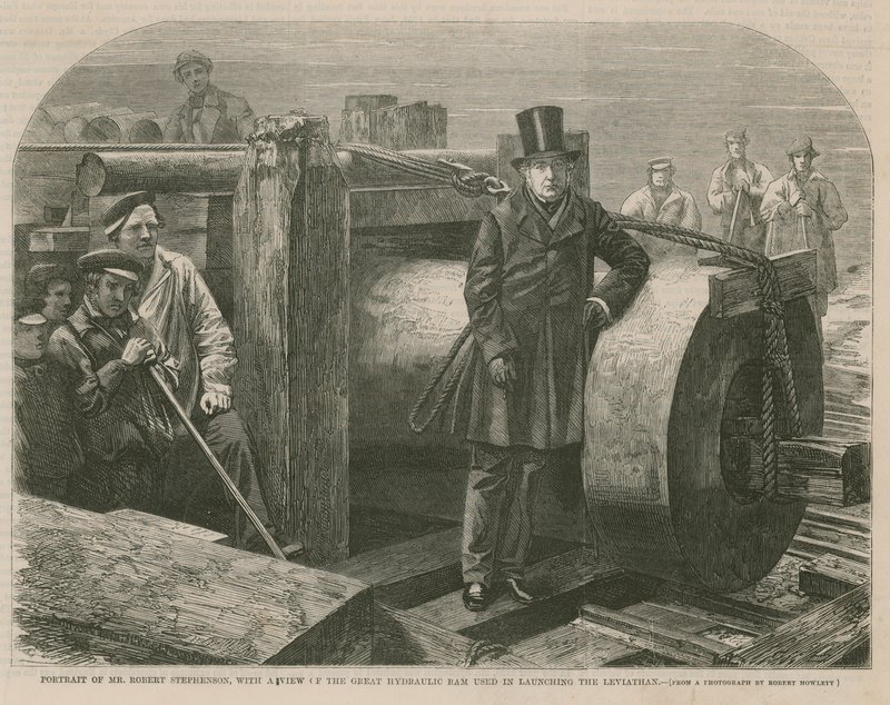 Porträt von Mr. Robert Stephenson von English School